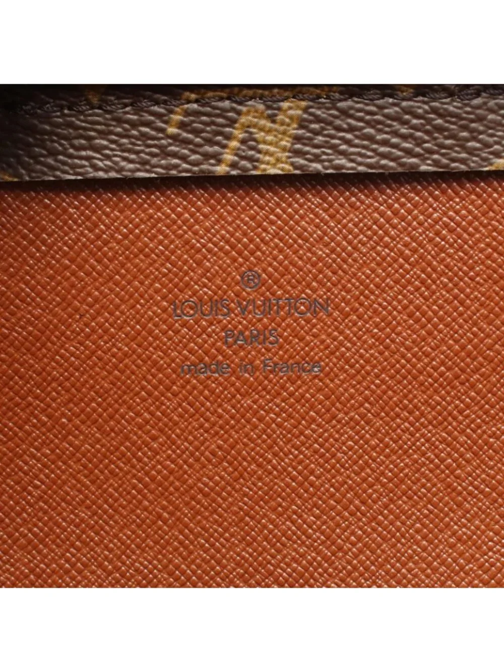 Louis Vuitton Briefcase Serviette Fermoir Canvas Leather